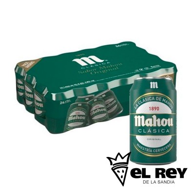cerveza rubia original pack 24 latas 33 cl