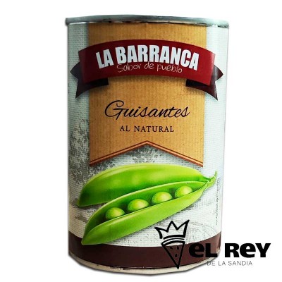 Lata de guisantes 390 gramos x 24 unidades