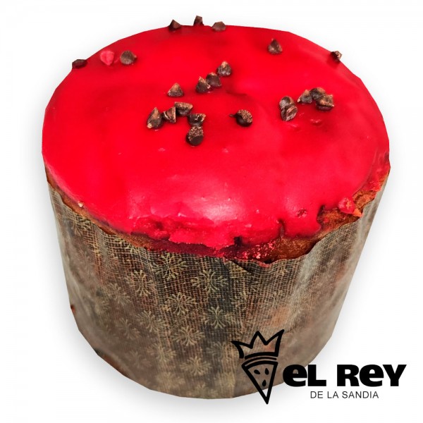 Panettone el rey de la sandia relleno Chocolate 500 gramos Artesanal