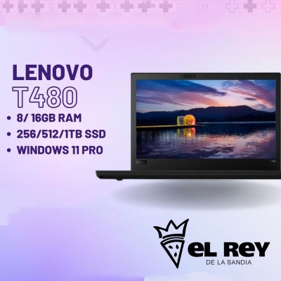 💻Lenovo ThinkPad TACTIL💖 T480 👉Core I5 | 16GB!! | 512 SSD | WEBCAM | WIN 10 PRO | Reacondicionado